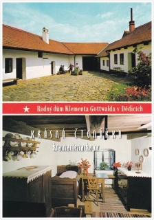 DĚDICE, "Rodný" dům Klementa Gottwalda