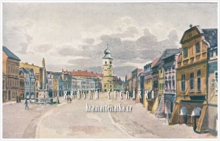 LITOMYŠL ilustrovaná, Horní Riegrovo náměstí
