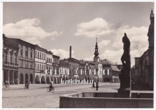 SVITAVY, Náměstí Míru, bývalé Stalinovo