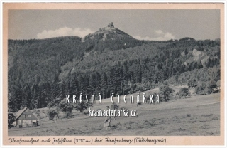 LIBEREC Hanychov a pohled na JEŠTĚD (vydáno 1943)