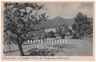 LIBEREC Hanychov a pohled na JEŠTĚD (vydáno 1943)