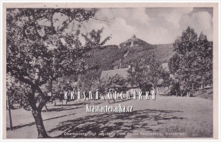 LIBEREC Hanychov a pohled na JEŠTĚD (vydáno 1943)