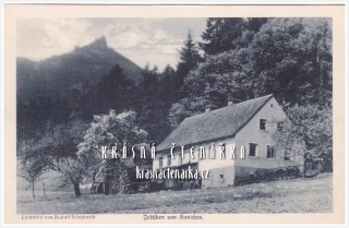 LIBEREC Hanychov a pohled na JEŠTĚD (vydáno 1925)