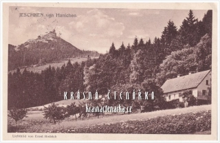 LIBEREC Hanychov a pohled na JEŠTĚD (vydáno 1920)