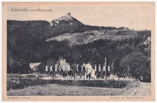 LIBEREC Hanychov a pohled na JEŠTĚD (vydáno 1921)