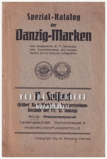 DANZIGER BRIEFMARKEN SPECIALKATALOG (Spezial-Katalog der DANZIG-MARKEN) (Ruberg Woldemar / Seifert Alois)