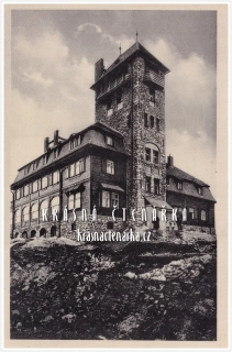 Hora JEŠTĚD a horský hotel (vydáno 1935)