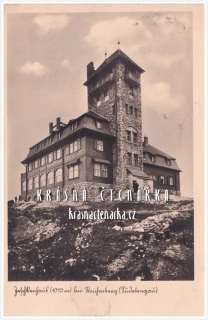 Hora JEŠTĚD a horský hotel (vydáno 1941)
