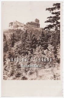 Hora JEŠTĚD a horský hotel (vydáno 1937)