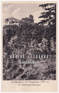 Hora JEŠTĚD a horský hotel (vydáno 1942)