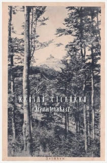 Hora JEŠTĚD a horský hotel (vydáno 1924)