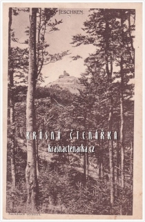 Hora JEŠTĚD a horský hotel (vydáno 1920)