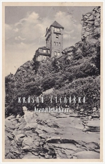Hora JEŠTĚD a horský hotel (vydáno 1933)