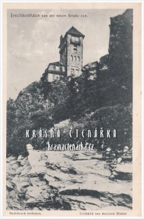Hora JEŠTĚD a horský hotel (vydáno 1921)