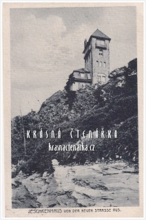 Hora JEŠTĚD a horský hotel (vydáno 1913)