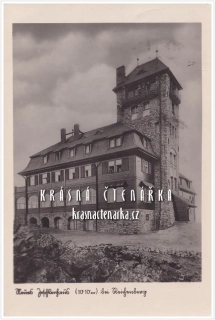 Hora JEŠTĚD a horský hotel (vydáno 1943)