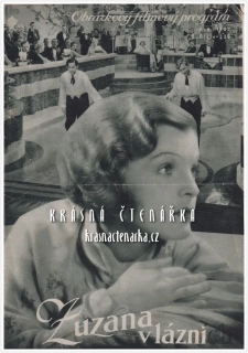 Obrázkový filmový program: ZUZANA V LÁZNI, 1933, režie:  E. W. Emo