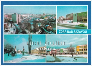 ŽĎÁR NAD SÁZAVOU v zimě