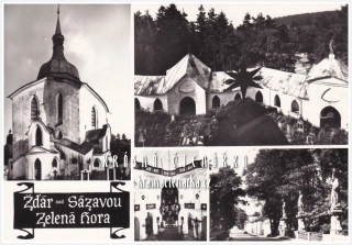 ŽĎÁR NAD SÁZAVOU, Poutní kostel sv. Jana Nepomuckého na Zelené hoře