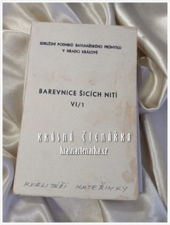 BAREVNICE ŠICÍCH NITÍ, Sdružení podniků bavlnářského průmyslu Hradec Králové