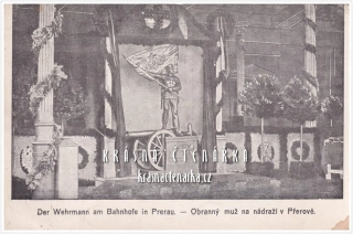 PŘEROV, Obranný muž na nádraží v Přerově