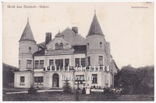 JABLONNÉ V PODJEŠTĚDÍ, bývalá sokolovna a kdysi dávno střelnice