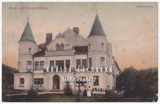 JABLONNÉ V PODJEŠTĚDÍ, bývalá sokolovna a kdysi dávno střelnice