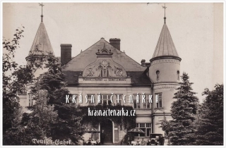 JABLONNÉ V PODJEŠTĚDÍ, bývalá sokolovna a kdysi dávno střelnice