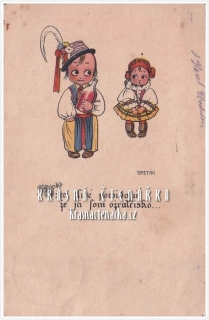 DĚTI v kroji, Ožralčisko (il. František Smatek ?)