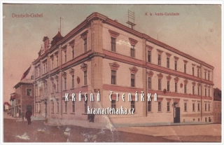 JABLONNÉ V PODJEŠTĚDÍ, bývalá K.k. Amts-Gebäude, nyní pošta