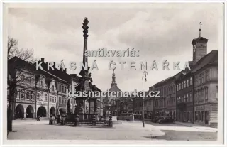 JAROMĚŘ (dopravní situace na náměstí)