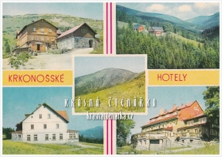 KRKONOŠE, Hotely a boudy