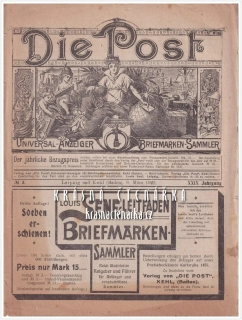 DIE POST, Universal-Anzeiger für Briefmarken-Sammler 1922/3