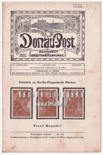 DONAU-POST, Zeitschrift für Briefmarkenkunde 1940/1 (vydáno v Bratislavě)