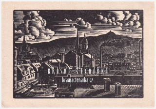 LIBEREC, Starý Liberec se synagogou (il. Joža Nastoupil)