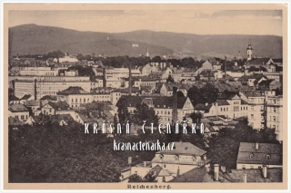 LIBEREC, Střed města a pohled na evangelický kostel