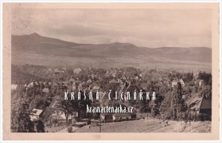 LIBEREC Staré město a pohled s Elgerovou vilou