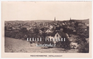 LIBEREC, Pohled na střed města