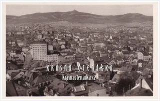 LIBEREC, Střed města a pohled na palác Nisa