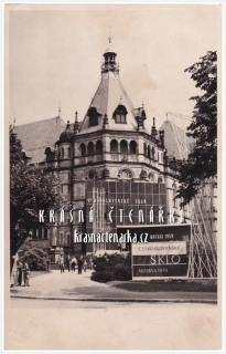 LIBEREC, Severočeské muzeum a výstava Československé sklo 1959
