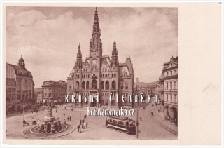 LIBEREC, Radnice a náměstí a Metznerova kašna