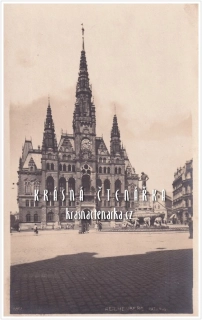 LIBEREC, Radnice, náměstí a Metznerova kašna