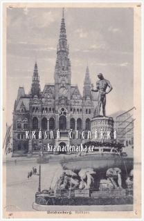 LIBEREC, Radnice, náměstí a Metznerova kašna