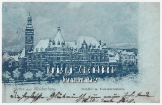 LIBEREC, Severočeské muzeum v zimě (1899)
