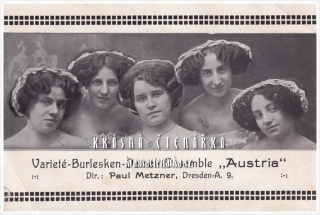 VARIETÉ - BURLESKEN - DAMEN - ENSEMBLE "AUSTRIA" (Burlesky)
