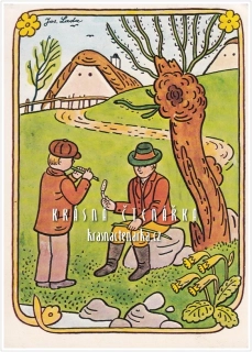 VELIKONOČNÍ pohlednice (il. Josef Lada)