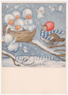 Ilustrovaná pohlednice: IDA BOHATTA-MORPURGO