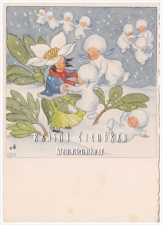 Ilustrovaná pohlednice: IDA BOHATTA-MORPURGO