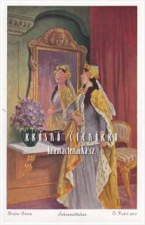 Brüder Grimm: SCHNEEWITTCHEN / Sněhurka (il. Otto Kubel)