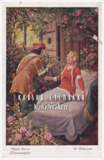 Brüder Grimm: DORNRÖSCHEN / Šípková Růženka (il. Otto Kubel)